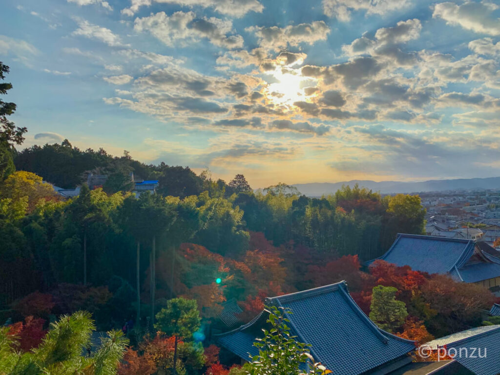 圓光寺高台からの景色